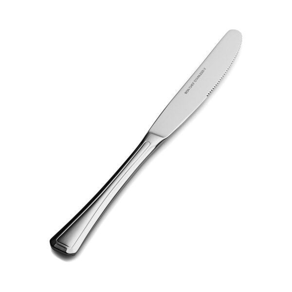 Bon Chef Prism, Dinner Knife, Solid Handle, Mirror Finish, 13/0, 9.18" , set of 12 - S511