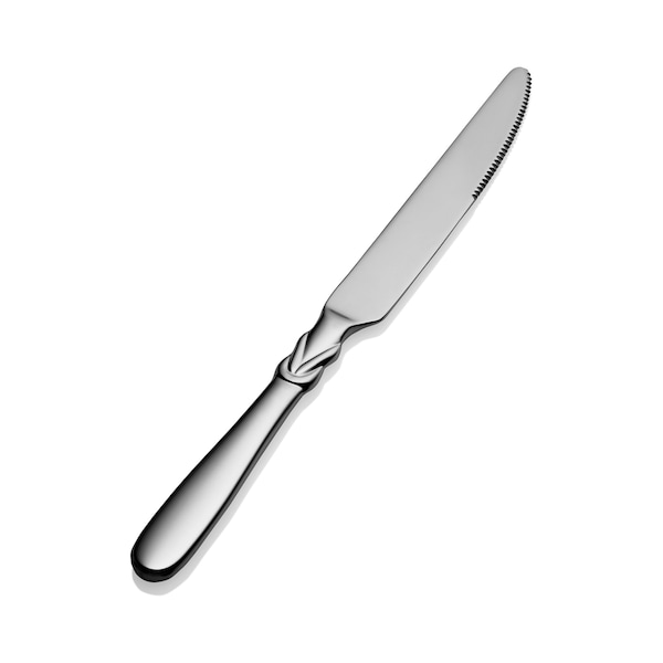 Bon Chef Forever, Dinner Knife, Euro, Solid Handle, Mirror Finish, 13/0, 9.84" , set of 12 - S2312