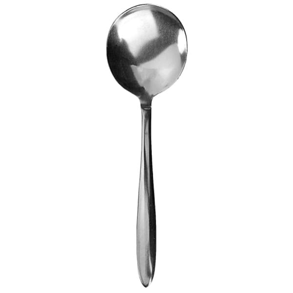 Iti Bouillon Spoon, 5 7/8 in L, Silver, PK12 - SN-113