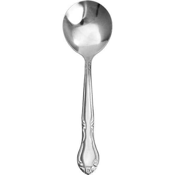 Iti Bouillon Spoon, 6 1/8 in L, Silver, PK24 - ME-113