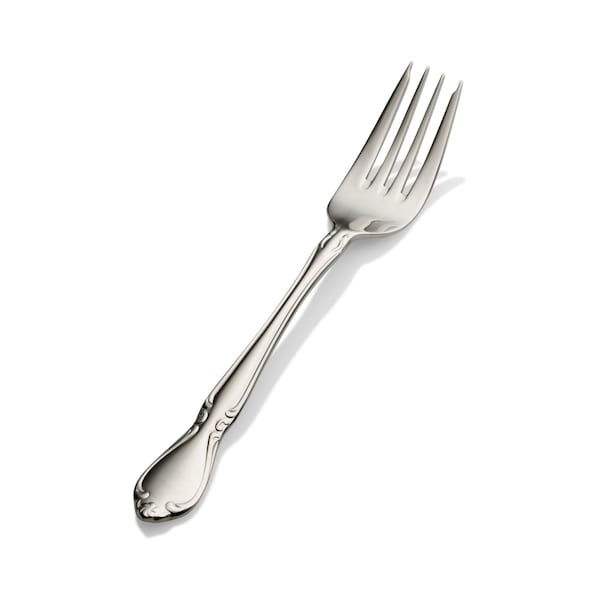 Bon Chef Queen Anne, Salad/Dessert Fork, Mirror Finish, 18/10, 7.27" , set of 12 - S1807