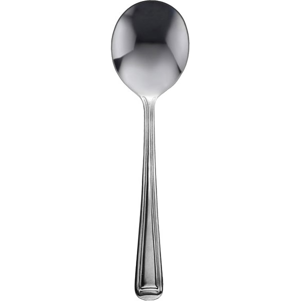 Iti Bouillon Spoon, 6 in L, Silver, PK12 - RG-113