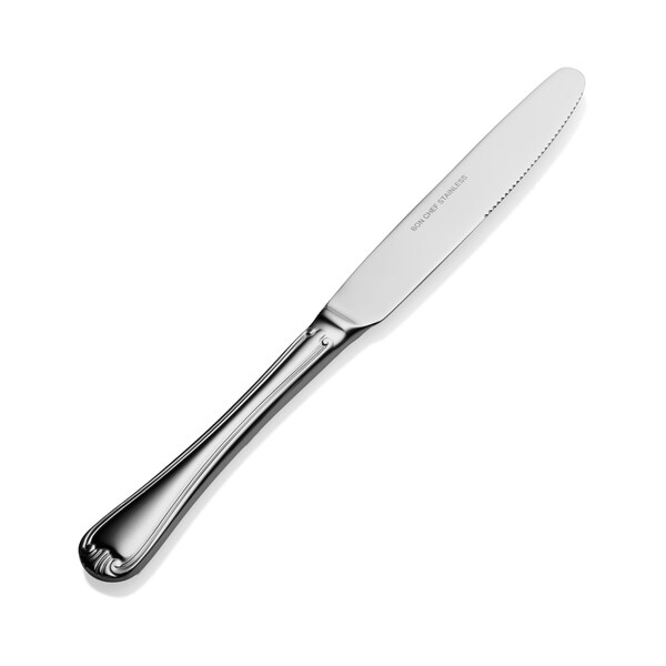 Bon Chef Renoir, Dinner Knife, Solid Handle, Mirror Finish, 13/0, 9.20" , set of 12 - S911