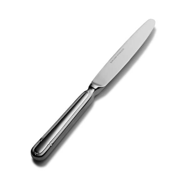 Bon Chef Florence, Dinner Knife, Euro, Hollow Handle, Mirror Finish, 13/0, 9.16" (Dsp) , set of 12 - S814
