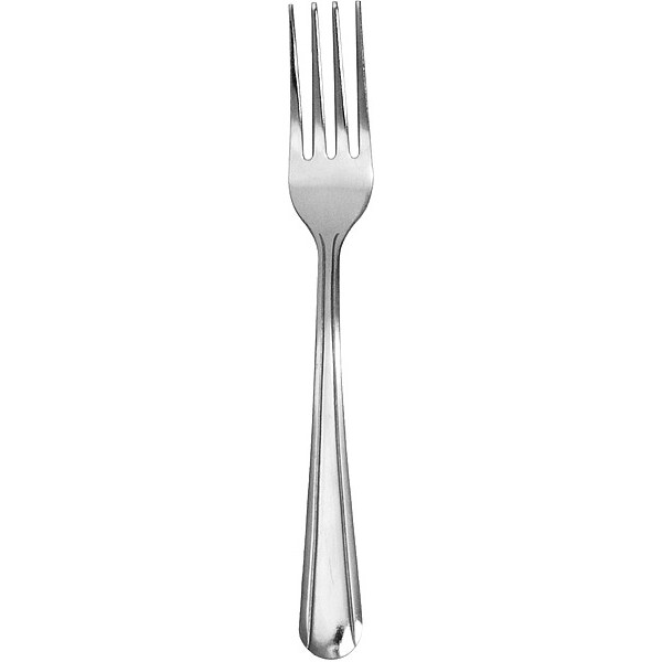 Iti Dinner Fork, 7 1/8 in L, Silver, PK36 - DOM-221