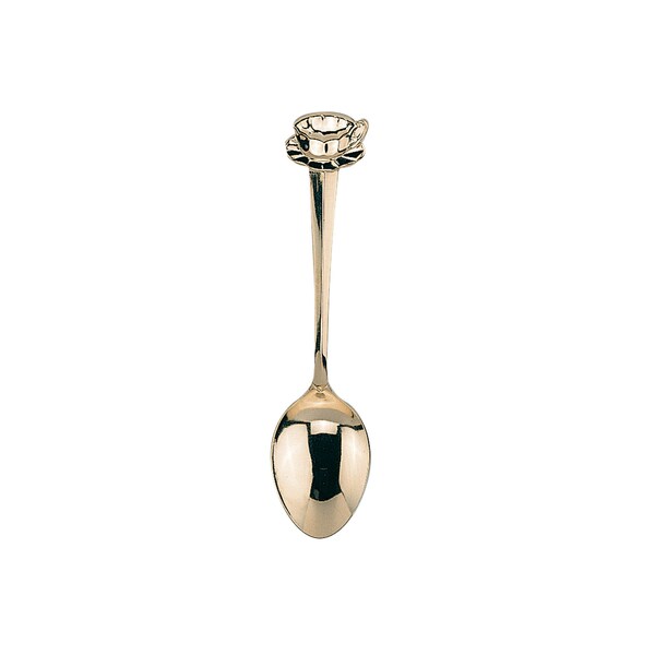 Hic Kitchen Fino Spoon Demi Cup/Saucer Gold Plate 12Pc - 555G/12
