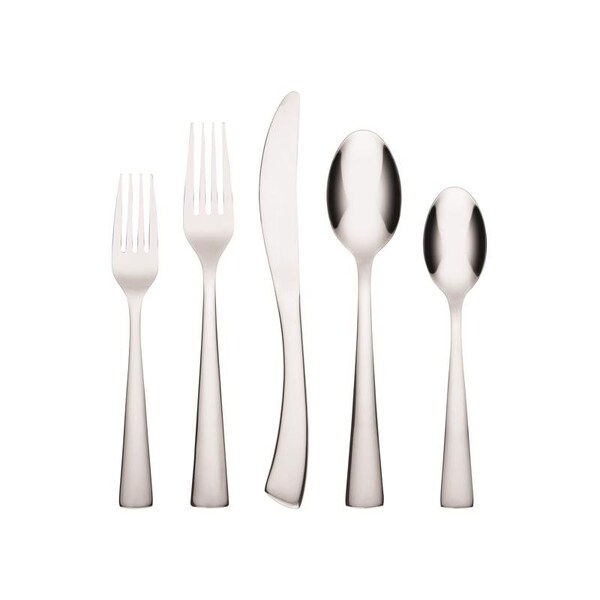 Cambridge Cambridge Aladin Mirror Silver Stainless Steel Casual Flatware Set 20 pc - 324120CSLG12
