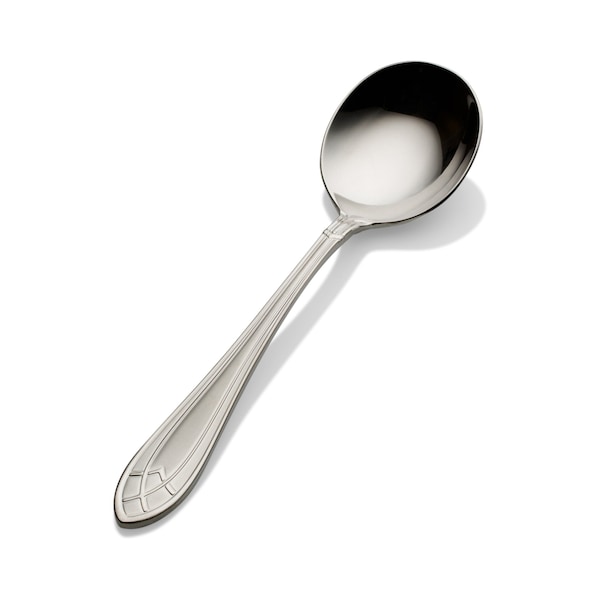 Bon Chef Viva, Bouillon Spoon, Satin Finish, 18/10, 6.32" , set of 12 - S1401