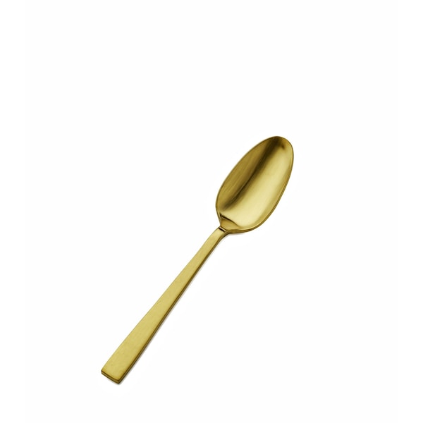 Bon Chef Roman, Teaspoon, Matte Finish, 18/10, 6.25" - Gold Matte , set of 12 - S3700GM