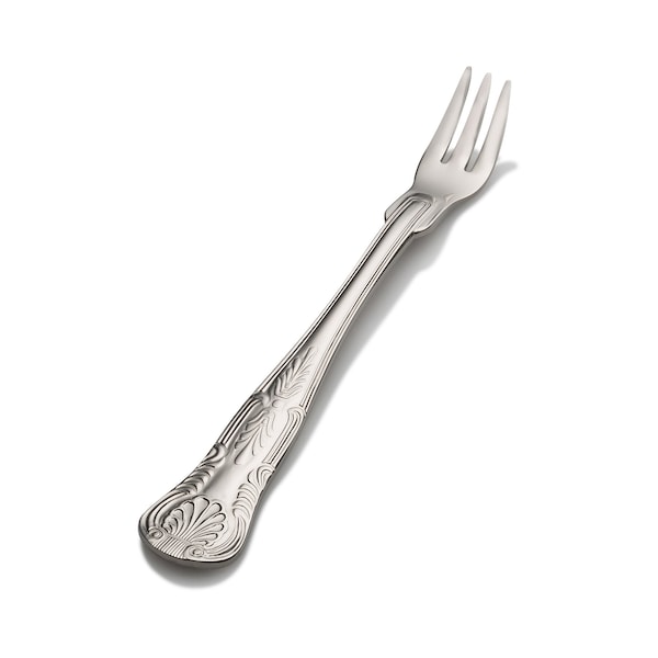 Bon Chef Kings, Oyster/Cocktail Fork, Mirror Finish, 18/10, 5.63" , set of 12 - S2708