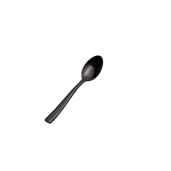 Bon Chef Manhattan, Teaspoon, Mirror Finish, 18/10, 6.5" - Black , set of 12 - S3000B