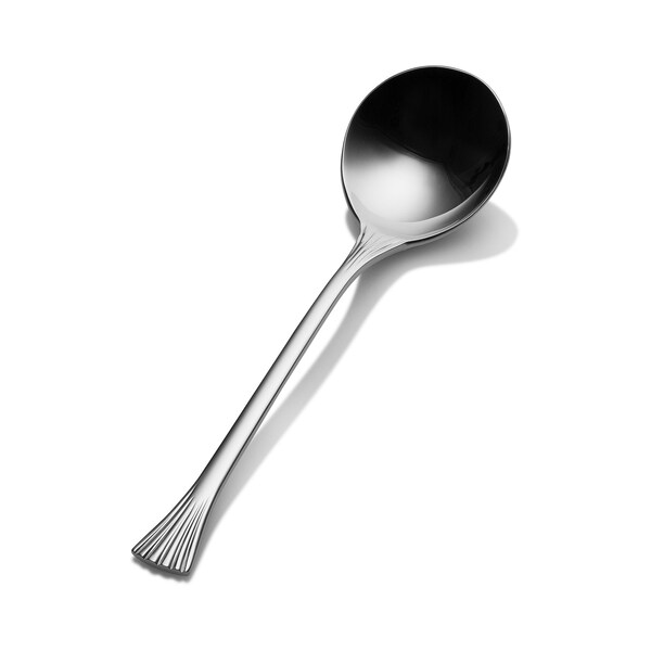 Bon Chef Mimosa, Bouillon Spoon, Mirror Finish, 18/10, 6.18" , set of 12 - S2801