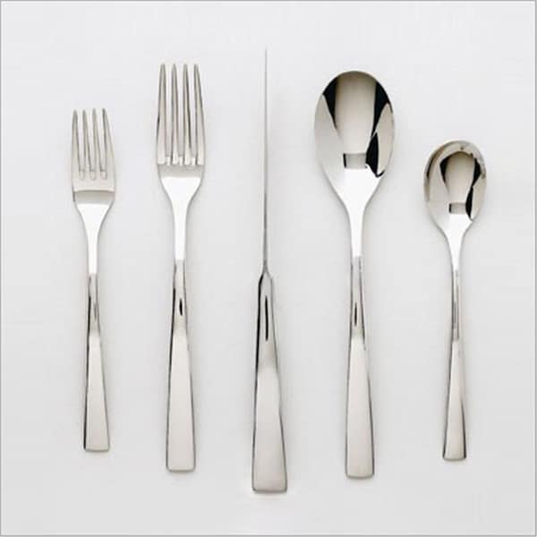 Fastfood President 5 Piece Place Setting - 18-10 Stainless - Mirror Finish, 5PK - FA73430