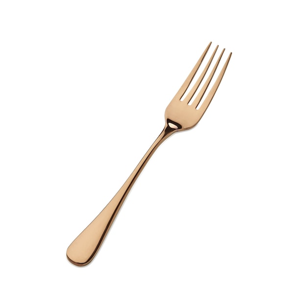 Bon Chef Como, Dinner Fork, Mirror Finish, 18/10, 8.25" - Rose Gold , set of 12 - S4005RG