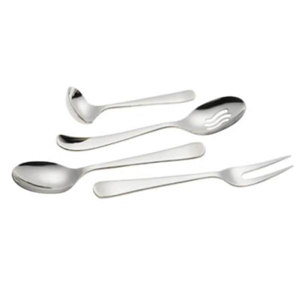 Fastfood Sea Drift 18-10 Stainless 4 Piece Hostess Set, 4PK - FA300766