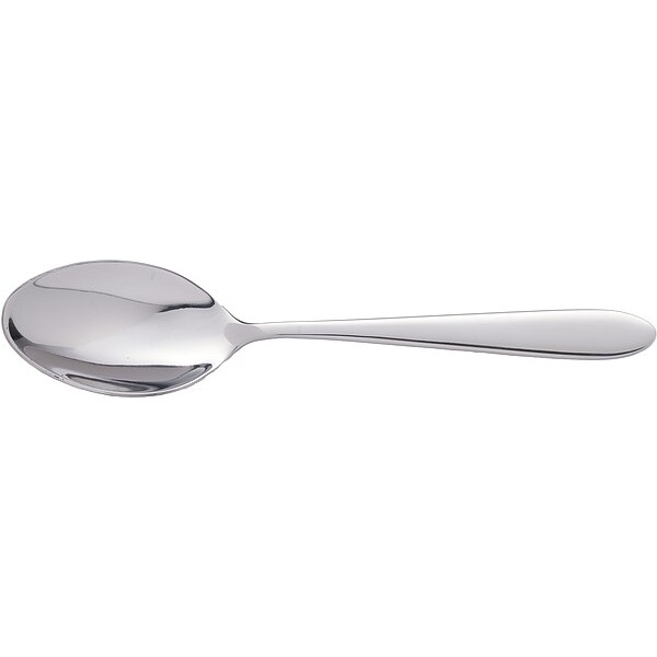 Iti Dessert Spoon, 7 1/8 in L, Silver, PK12 - LU-114