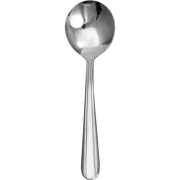 Iti Bouillon Spoon, 5 7/8 in L, Silver, PK12 - DOH-113