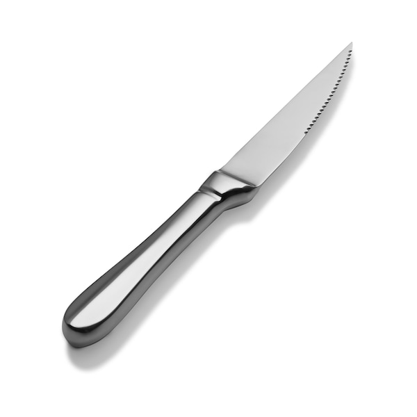Bon Chef Chambers, Gaucho Steak Knife, Hollow Handle, Mirror Finish, 13/0, 9.75" , set of 12 - S1120