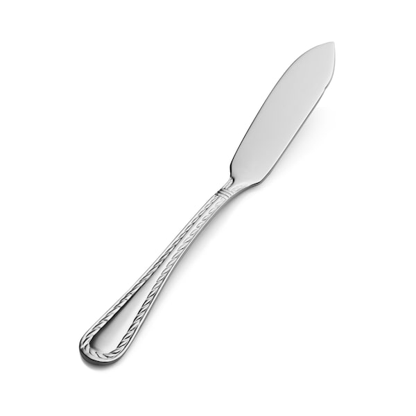 Bon Chef Amore, Butter Spreader, Flat Handle, Mirror Finish, 13/0, 6.70" , set of 12 - S413