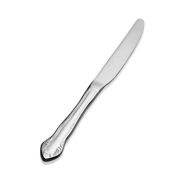 Bon Chef Elegant, Butter Knife, Euro, Solid Handle, Mirror Finish, 13/0, 6.90" , set of 12 - S2517