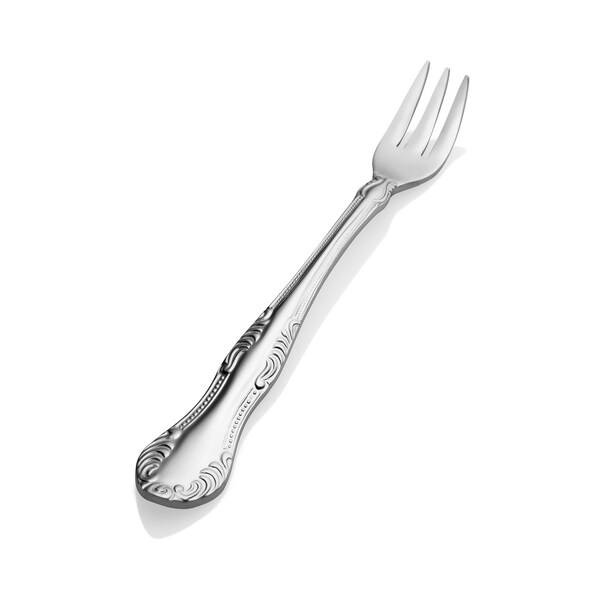 Bon Chef Elegant, Oyster/Cocktail Fork, Mirror Finish, 18/10, 7.20" , set of 12 - S2508