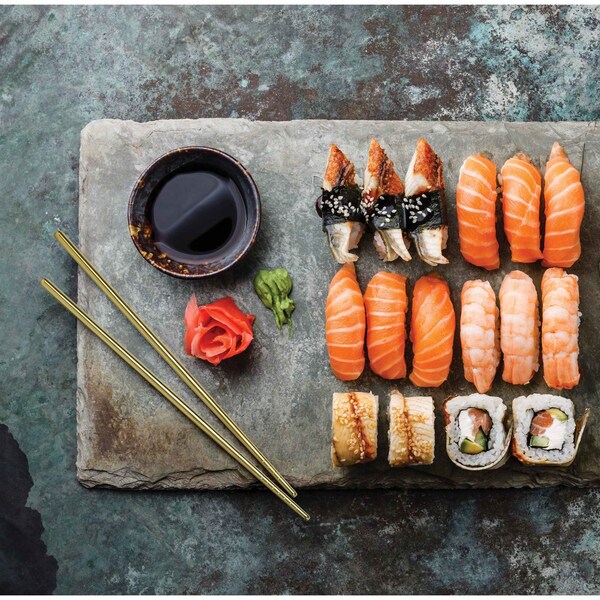 Helens Asian Kitchen Chopsticks Gold 5 pairs - 97143