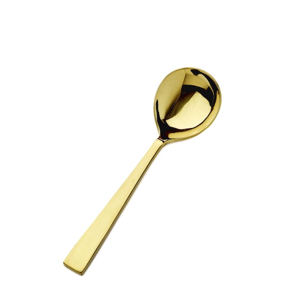 Bon Chef Roman, Round Soup Soon, Mirror Finish, 18/10, 6.63" - Gold , set of 12 - S3722G