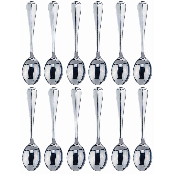 Hic Kitchen Fino Demi Spoon Set, Stainless Steel - 61023D/12