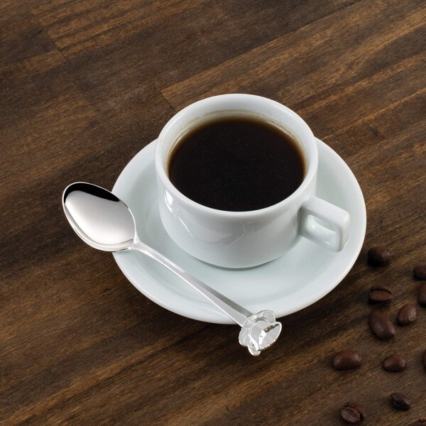 Hic Kitchen Fino Spoon Demi Cup/Saucer SS 12Pc - 555S/12