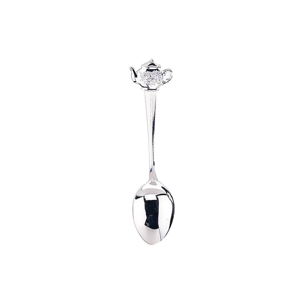 Hic Kitchen Fino Spoon Demi Teapot Silver 12Pc - 666SP/12
