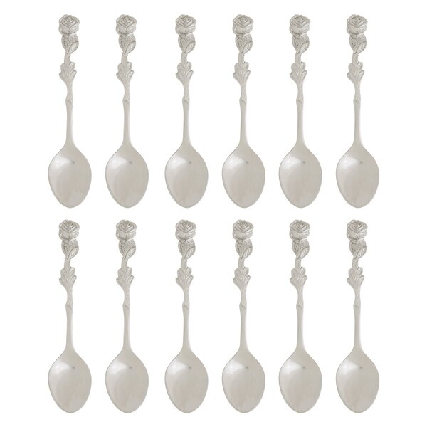 Hic Kitchen Fino Spoon Demi Rose SS 12Pc - GD-955/12