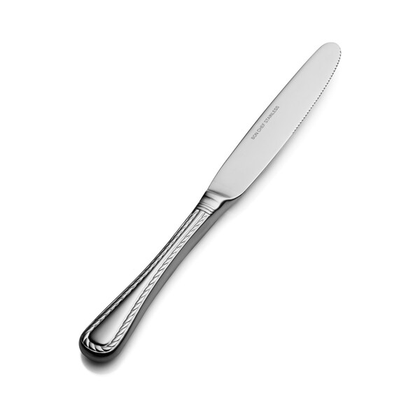 Bon Chef Amore, Dinner Knife, Euro, Hollow Handle, Mirror Finish, 13/0, 9.60" (Dsp) , set of 12 - S414