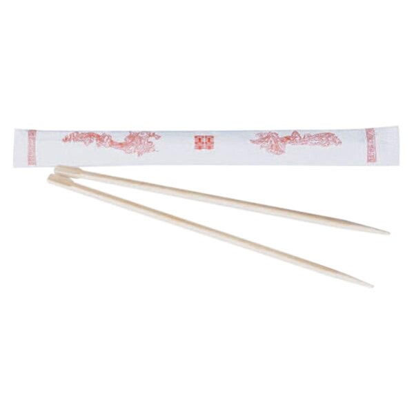 Packnwood 9.06 in. Wrapped Wooden Chopstick - 210CVBGE