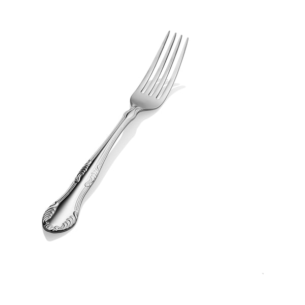 Bon Chef Elegant, Dinner Fork, Euro, Mirror Finish, 18/10, 7.49" , set of 12 - S2506