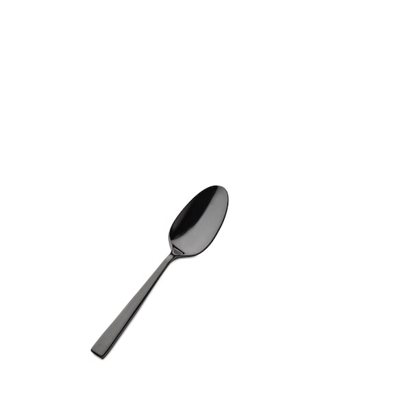 Bon Chef Roman, Demitasse Spoon, Mirror Finish, 18/10, 4.5" - Black , set of 12 - S3716B
