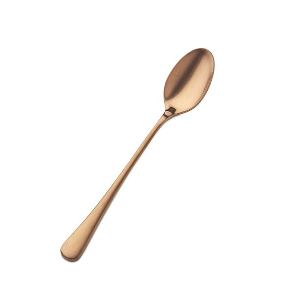 Bon Chef Como, Ice Teaspoon, Satin Finish, 18/10, 7.88" - Rose Gold Matte , set of 12 - S4102RGM