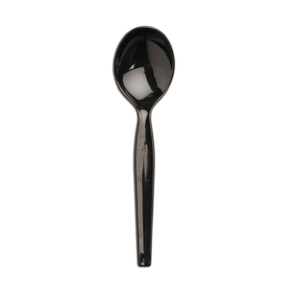 Legion D & W Fine Pack Heavy Weight Black Ebony Soup Spoon, PK1000 - S1004E