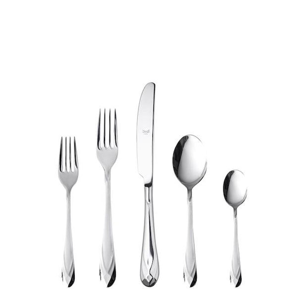 Mepra Mepra 100922005 Stainless Steel Place Setting - Diamante - 5 Piece - 100922005