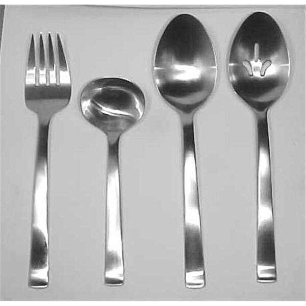 Fastfood Norse- 18-10 Stainless- All Satin Finish 4PC Hostess Set - FA308186