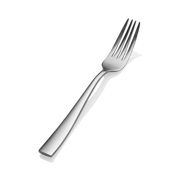 Bon Chef Manhattan, Dinner Fork, Euro, Solid Handle, Mirror Finish, 18/10, 8.38" , set of 12 - S3017
