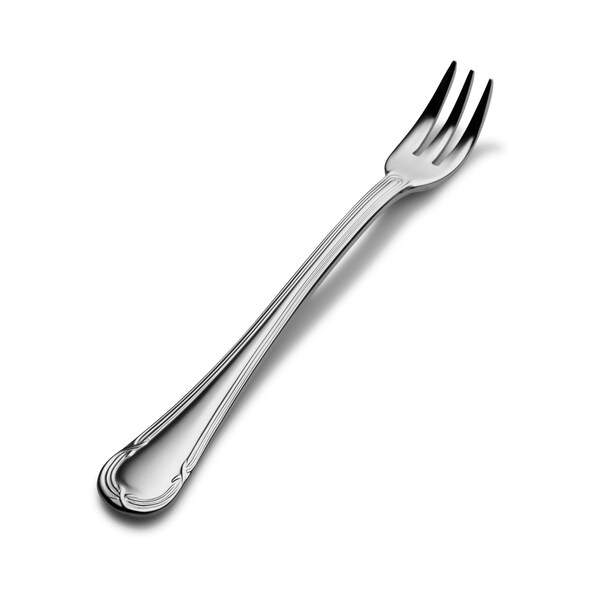 Bon Chef Florence, Oyster/Cocktail Fork, Mirror Finish, 18/10, 5.69" , set of 12 - S808