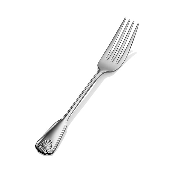 Bon Chef Shell, Dinner Fork, Euro, Mirror Finish, 18/10, 8.58" , set of 12 - S2006