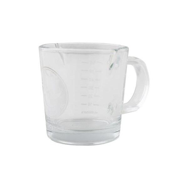 Rhino Coffee Gear 3 oz Double-Spout Shot Glass w/ Handle - RHSGDS