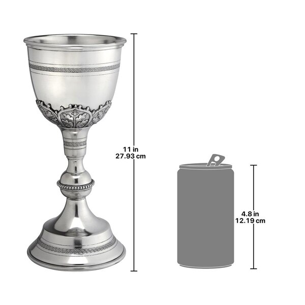 Design Toscano Canterbury Pewter Grand Chalice - PA5000