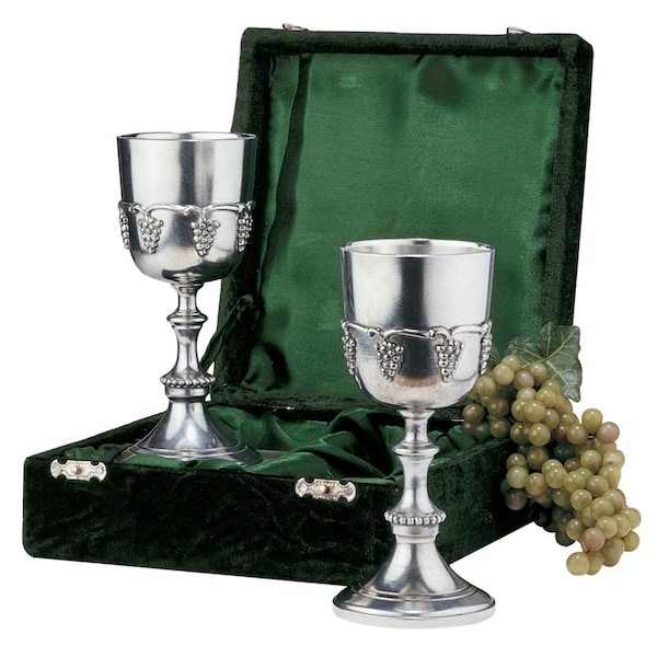 Design Toscano Italian Grape Harvest Pewter Goblets, PK 2 - PA9999