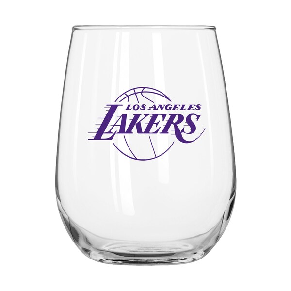Logo Brands Los Angeles Lakers 16oz Gameday Curved Beverage Glass - 713-G16CB-1