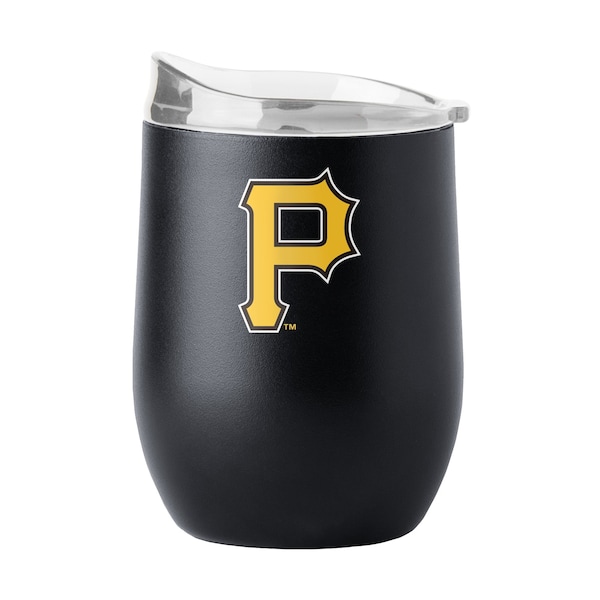 Logo Brands Pittsburgh Pirates 16oz Flipside Powder Coat Curved Beverage - 523-S16PB-34