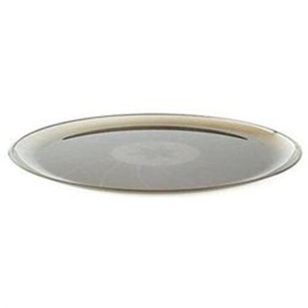 Fineline Settings Fineline Settings 8201-BK Black Classic 12" Round Tray - 8201-BK