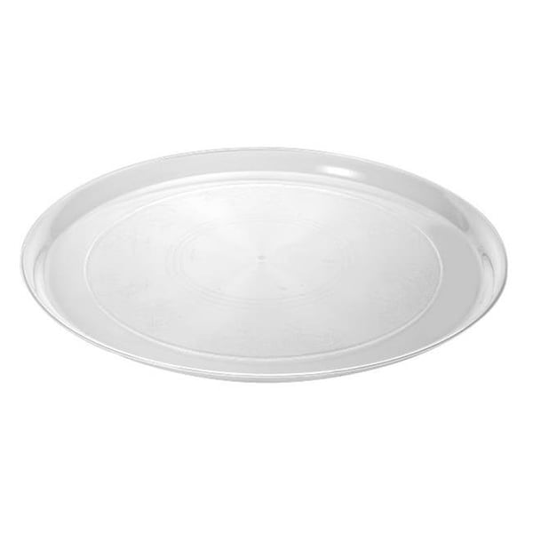Fineline Settings Fineline Settings 7401-CL Clear Supreme 14" Round Tray - 7401-CL