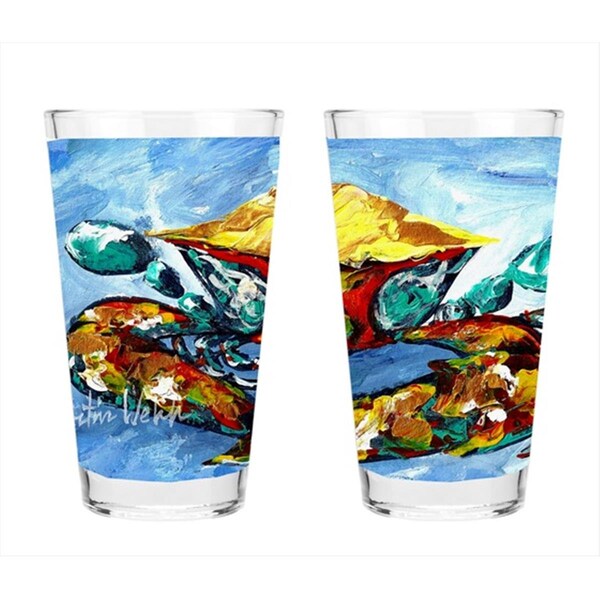 Carolines Treasures Fiddler Crab 16 Oz. Mixing Glass - MW1173PINT